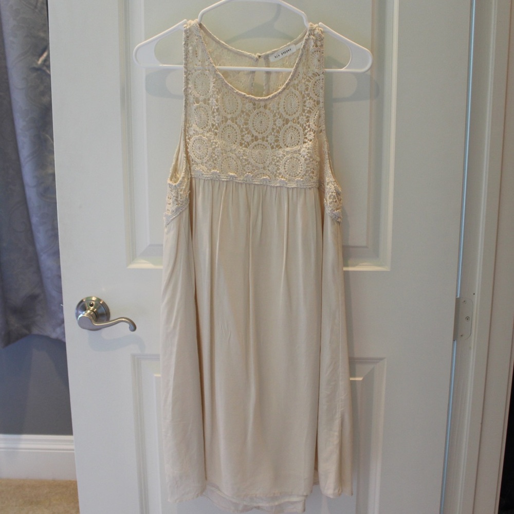 Cream Lace Dress